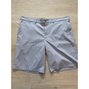 Nike Dri-Fit Mens Flat Front Golf Shorts Standard Fit Size 38 Gray